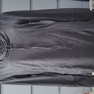 Marika Charcoal Long Sleeve Top